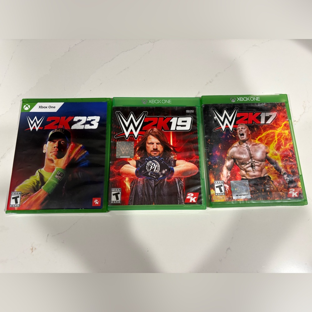 WWE 2K19 and 2K17 Xbox One Games
